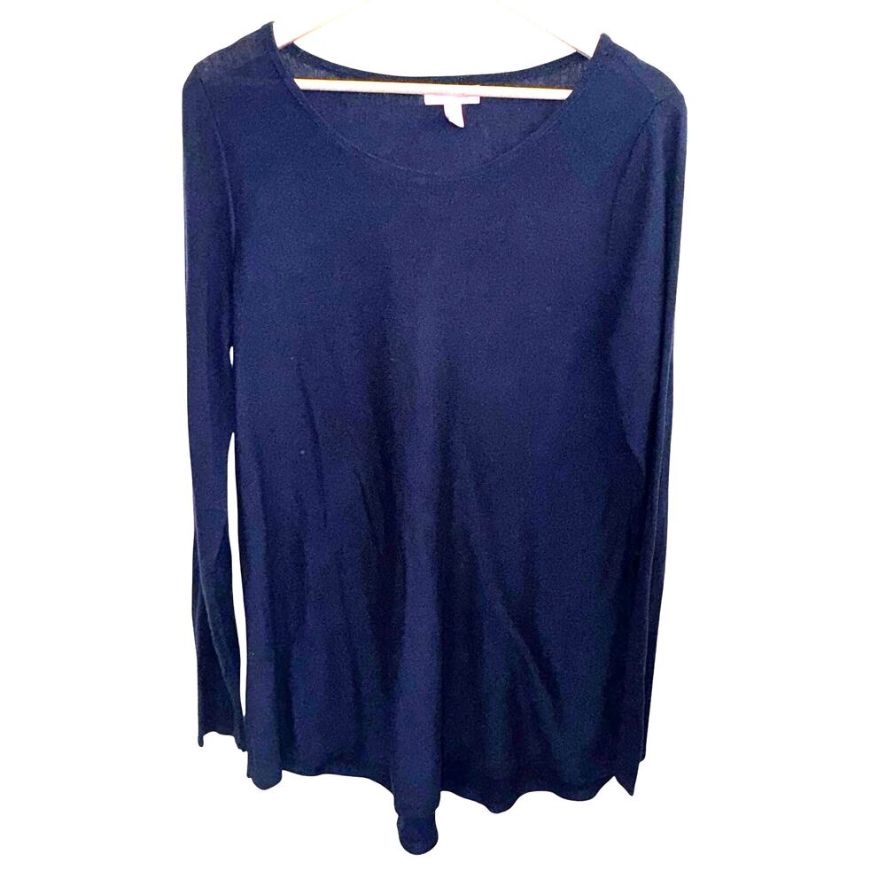 Lilly Pulitzer Large Navy Long Sleeve Top